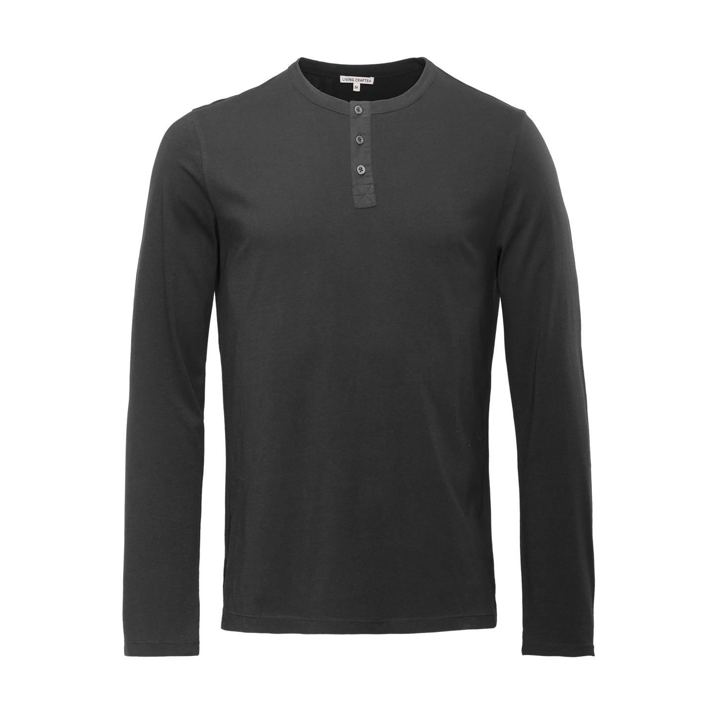 THOMME Henley Shirt black