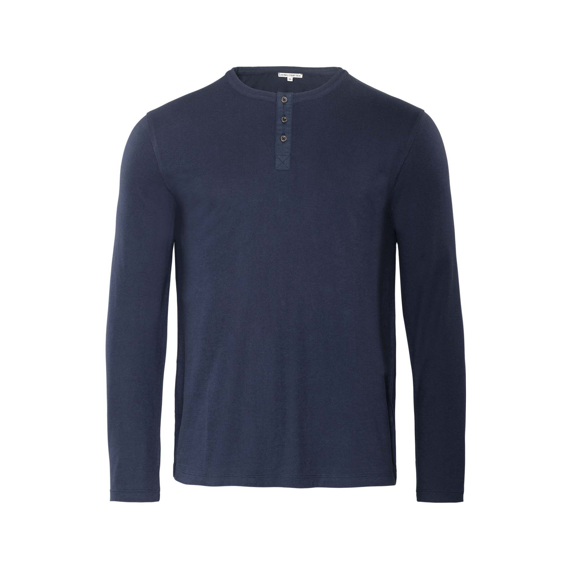 THOMME Henley Shirt Deep Sea