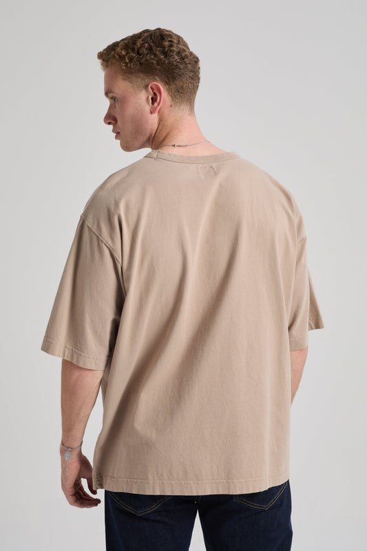 Essential Oversized T-Shirt Moon Rock Grey