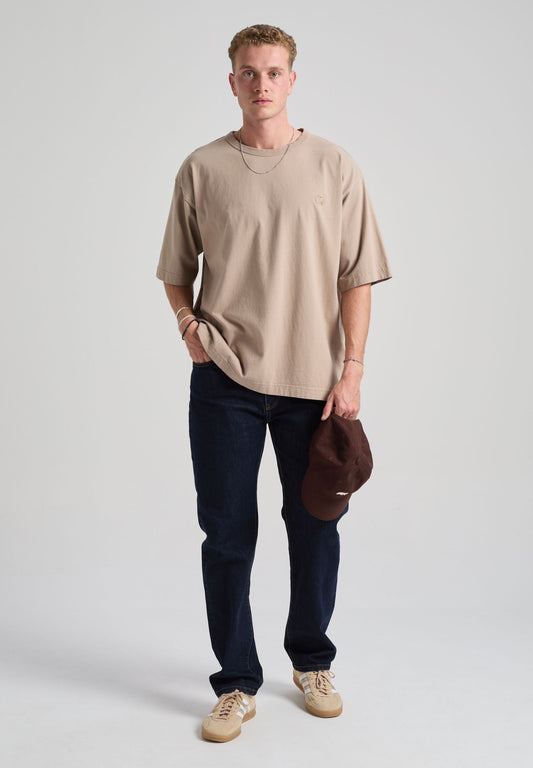 Essential Oversized T-Shirt Moon Rock Grey