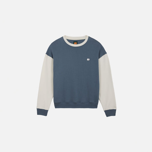 Women's Color Block Oversized Sweatshirt