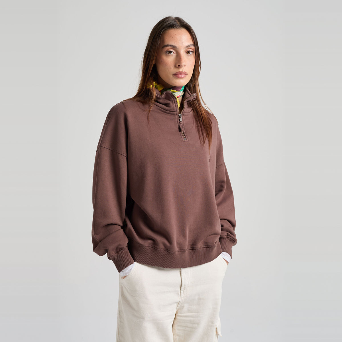 Women's Essential Quarter Zip Sweatshirt