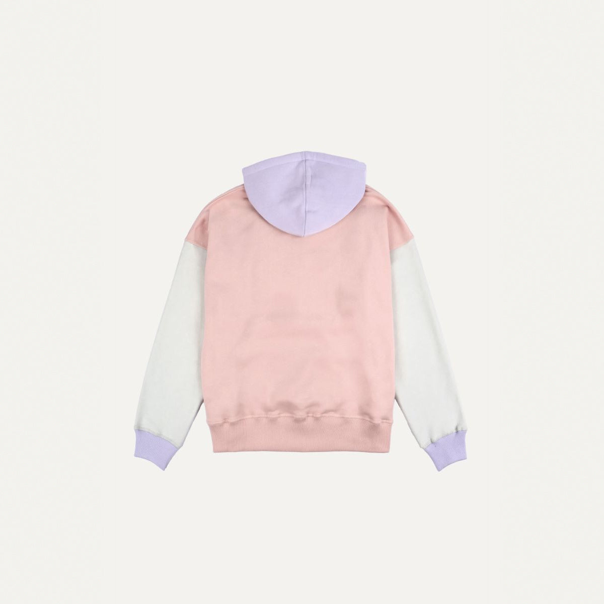 Women's Oversized Color Block Hoodie Pink
